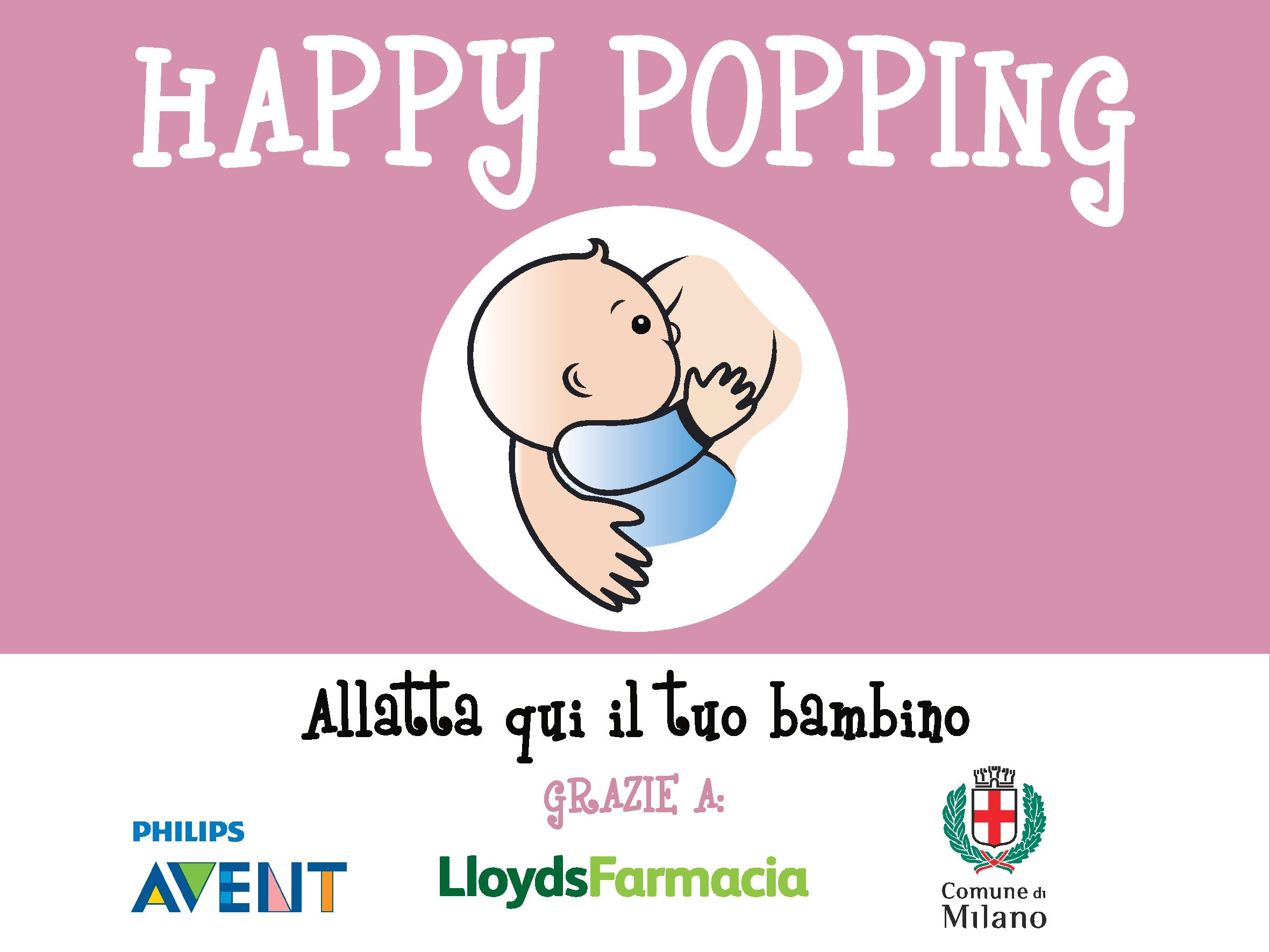 punti allattamento Milano Happy Popping